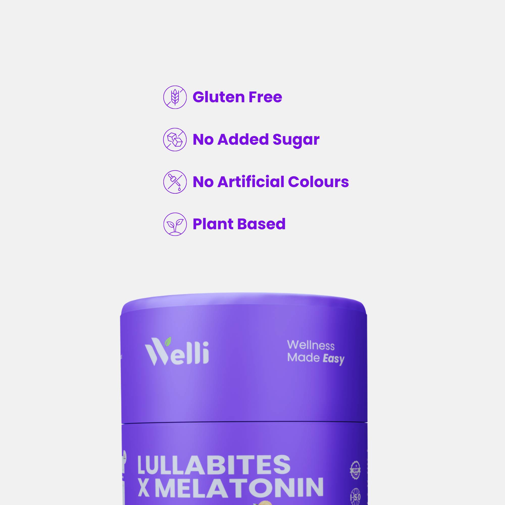 Lullabites X Melatonin Gummies