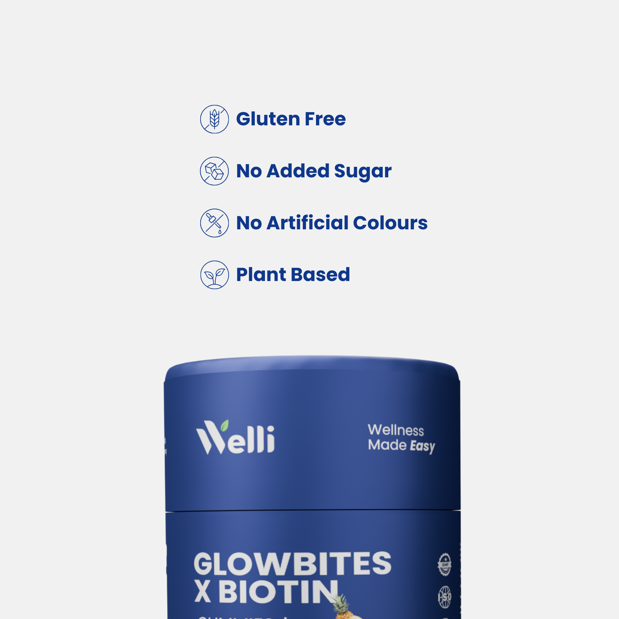 GlowBites X Biotin Gummies